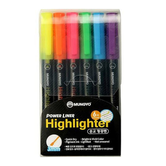 Mungyo Powerliner Pen Liquid Highlighter Set