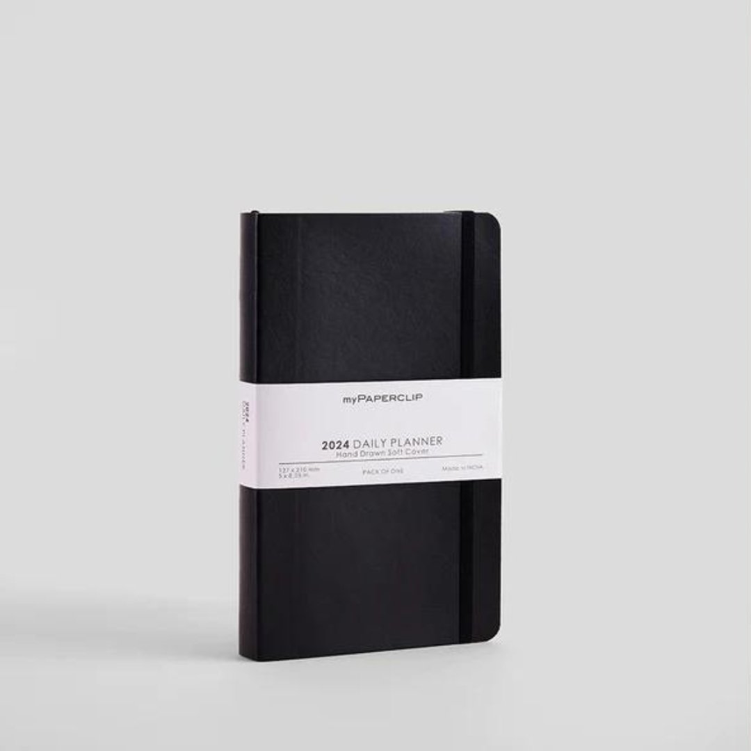 MypaperClip 2024 Daily Planner Notebook