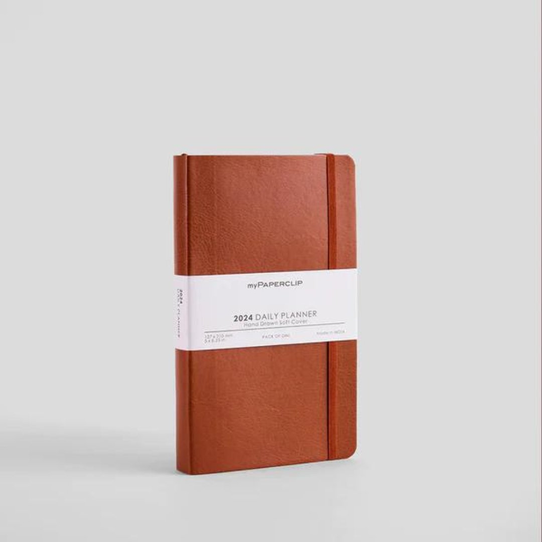 MypaperClip 2024 Daily Planner Notebook