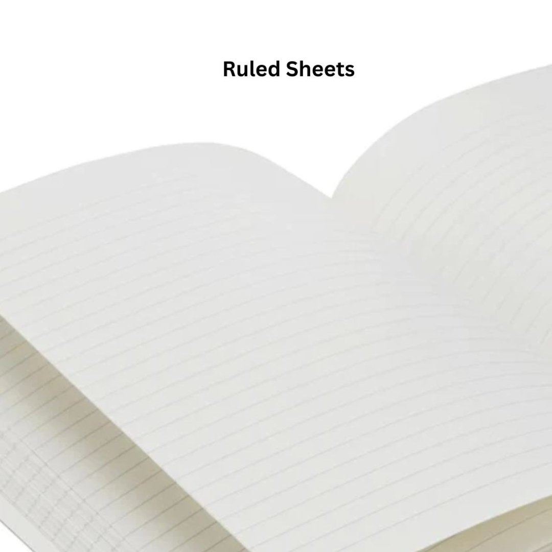 Mypaperclip Executive Series Hand Drawn Paper Back-Ruled A6