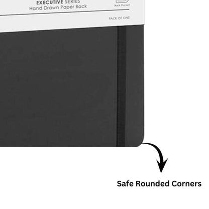 Mypaperclip Executive Series Hand Drawn Paper Back - Ruled