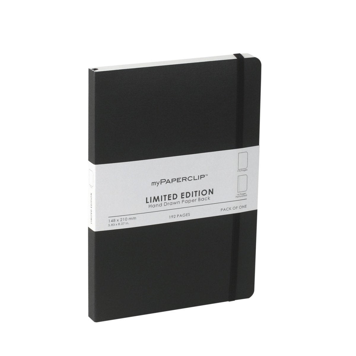 Mypaperclip Limited Edition Hand Drawn Paper Back Plain Notebook A5-Size