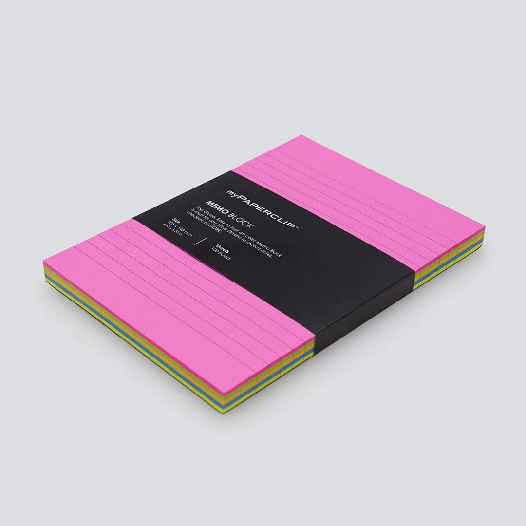 Paperclip Memo Block A6