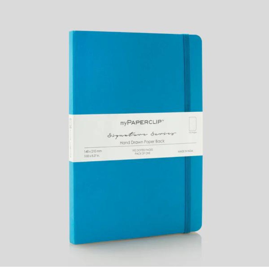 Mypaperclip Signature Series Hand Drawn Paper Back Notebook