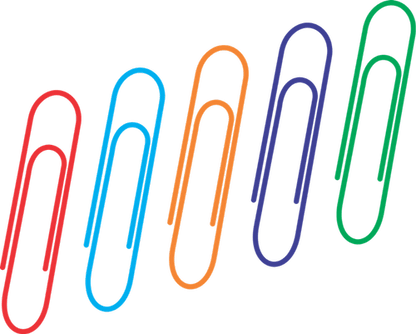 Oddy Paper Clips Colored (Pack of 2)