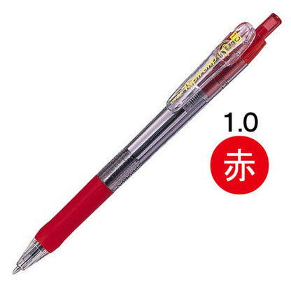 Oil-Based Ballpoint Pen Tapri Clip Ballpoint Pen 1.0mm Red