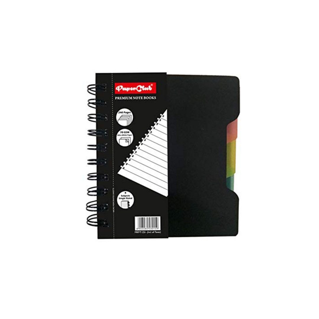 PaperClub Premium Subject Single Ruled Notebook