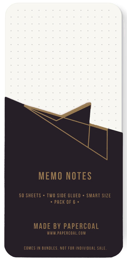 Papercoal Memo Notes 3*6-Pack Of 6