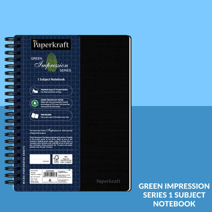 Paperkraft Green Impression Series 1 Subject Notebook