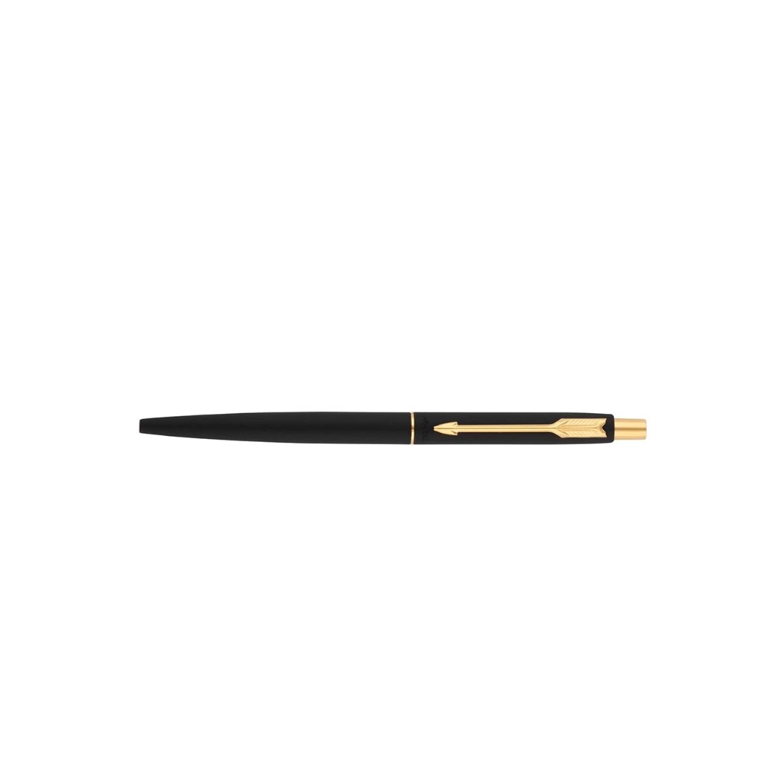 Parker Classic Matte Black Gold Trim Ball Pen