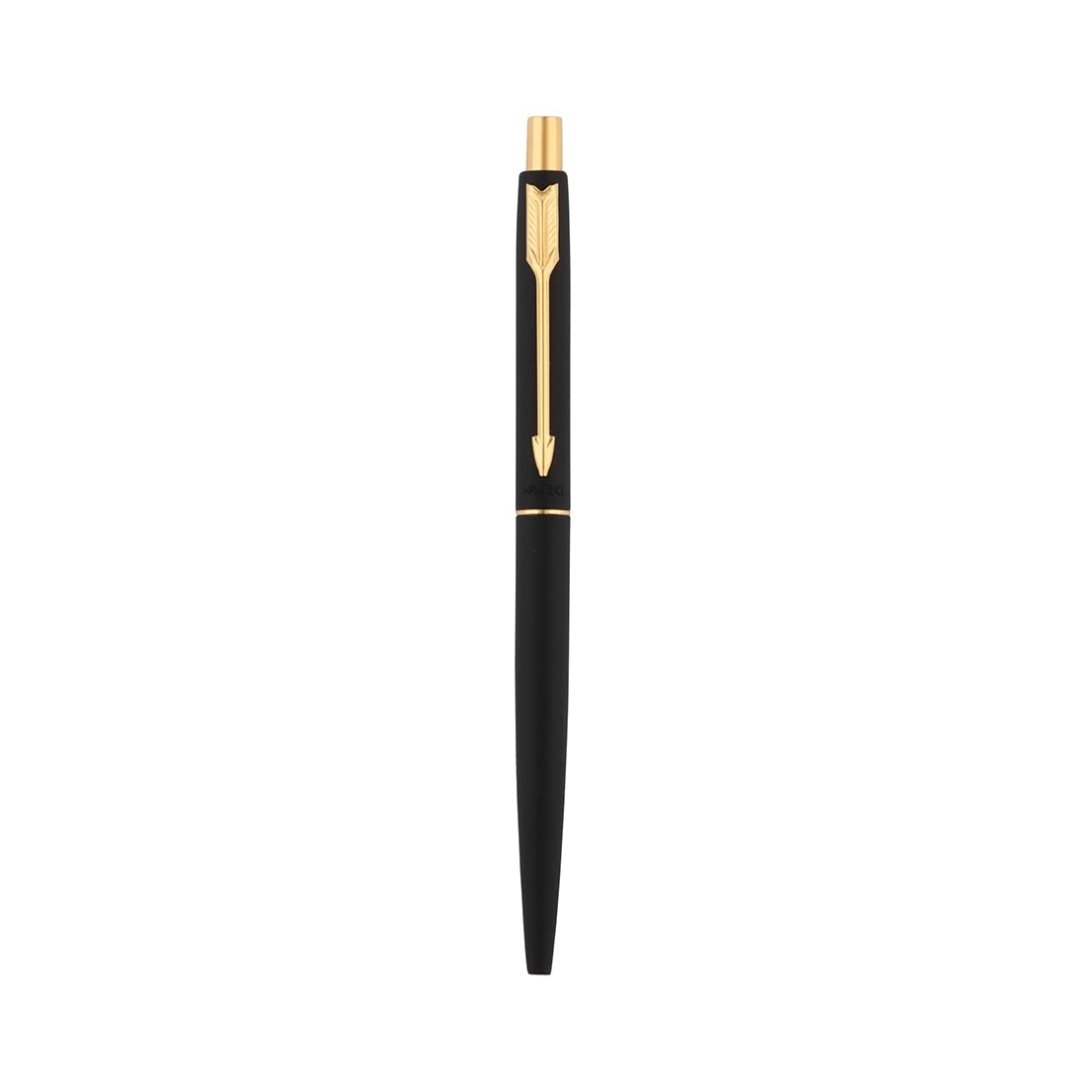 Parker Classic Matte Black Gold Trim Ball Pen