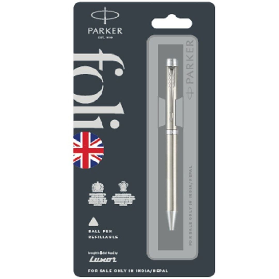 Parker Folio Stainless Steel Ball Pen