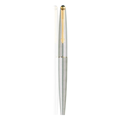 Parker Galaxy Stainless Steel Gold Trim Roller Ball Pen
