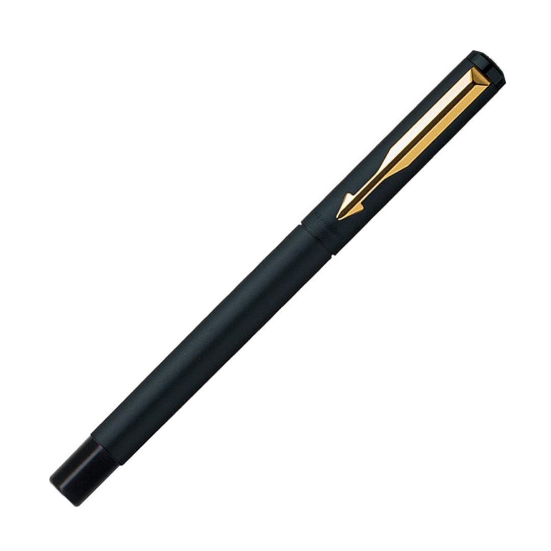 Parker Vector Black Roller Ball Pen Gold Trim