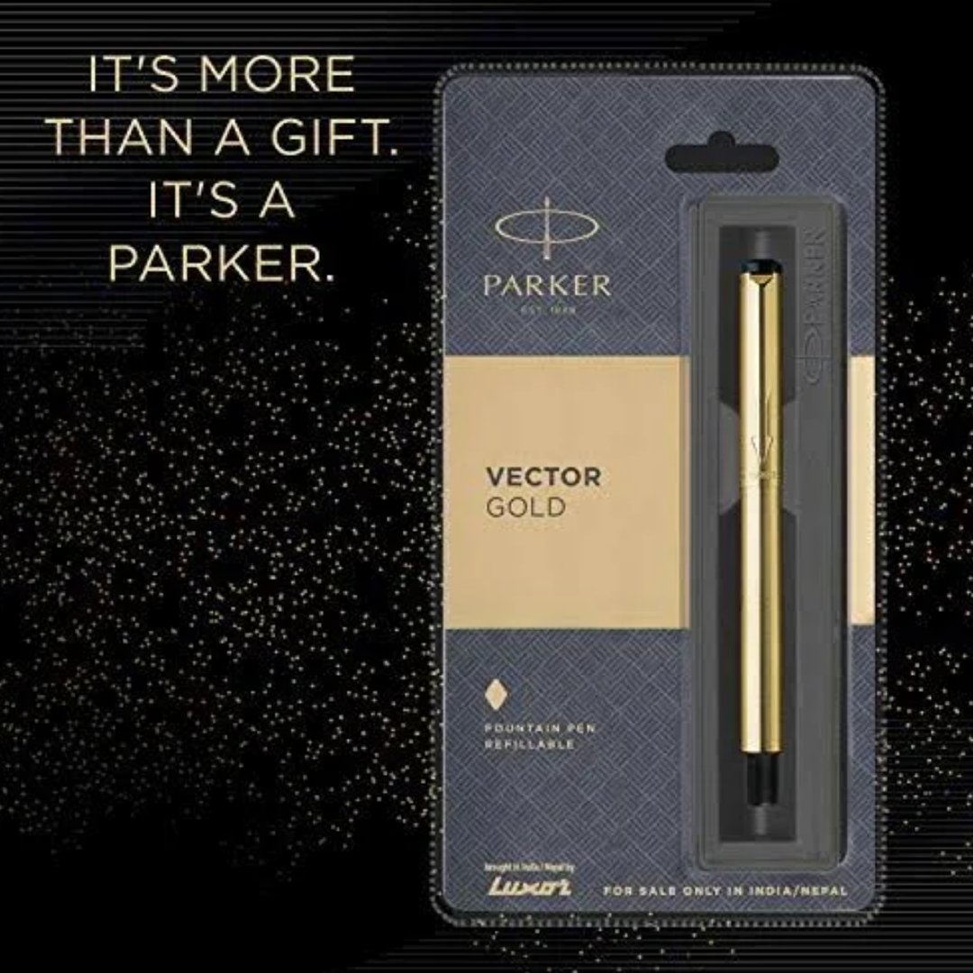Parker Vector Gold Fountain Pen