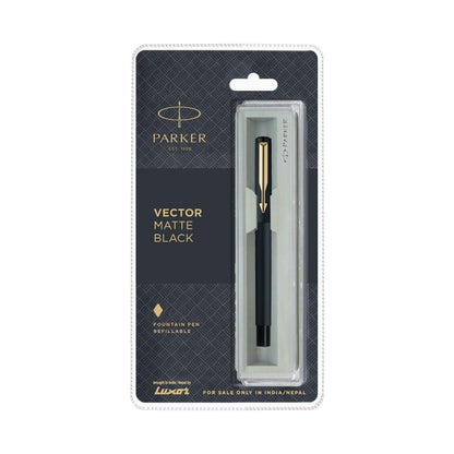Parker Vector Matte Black Fountain Pen