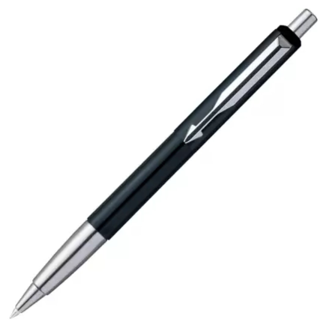 Parker Vector Standard Chrome Trim Ball Pen -Blue Ink
