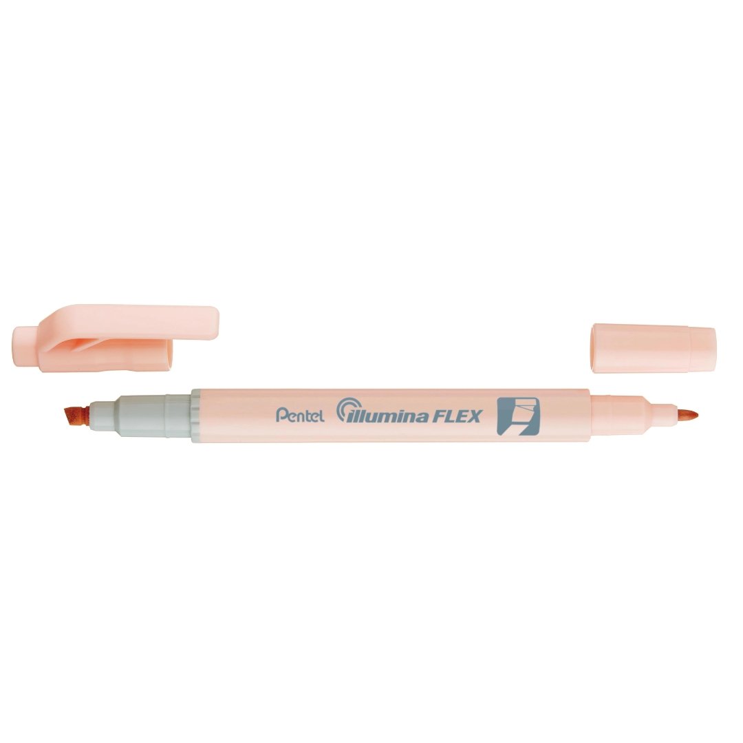 Pentel Dual Tip Highlighter Pastel Illumina Flex (Twn)
