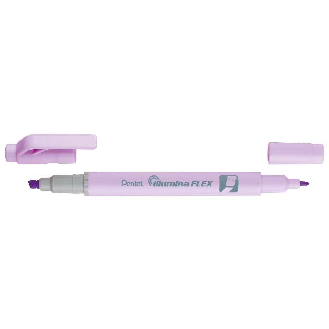 Pentel Dual Tip Highlighter Pastel Illumina Flex (Twn)