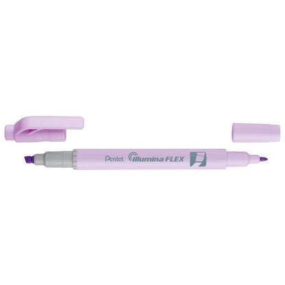 Pentel Dual Tip Highlighter Pastel Illumina Flex (Twn)