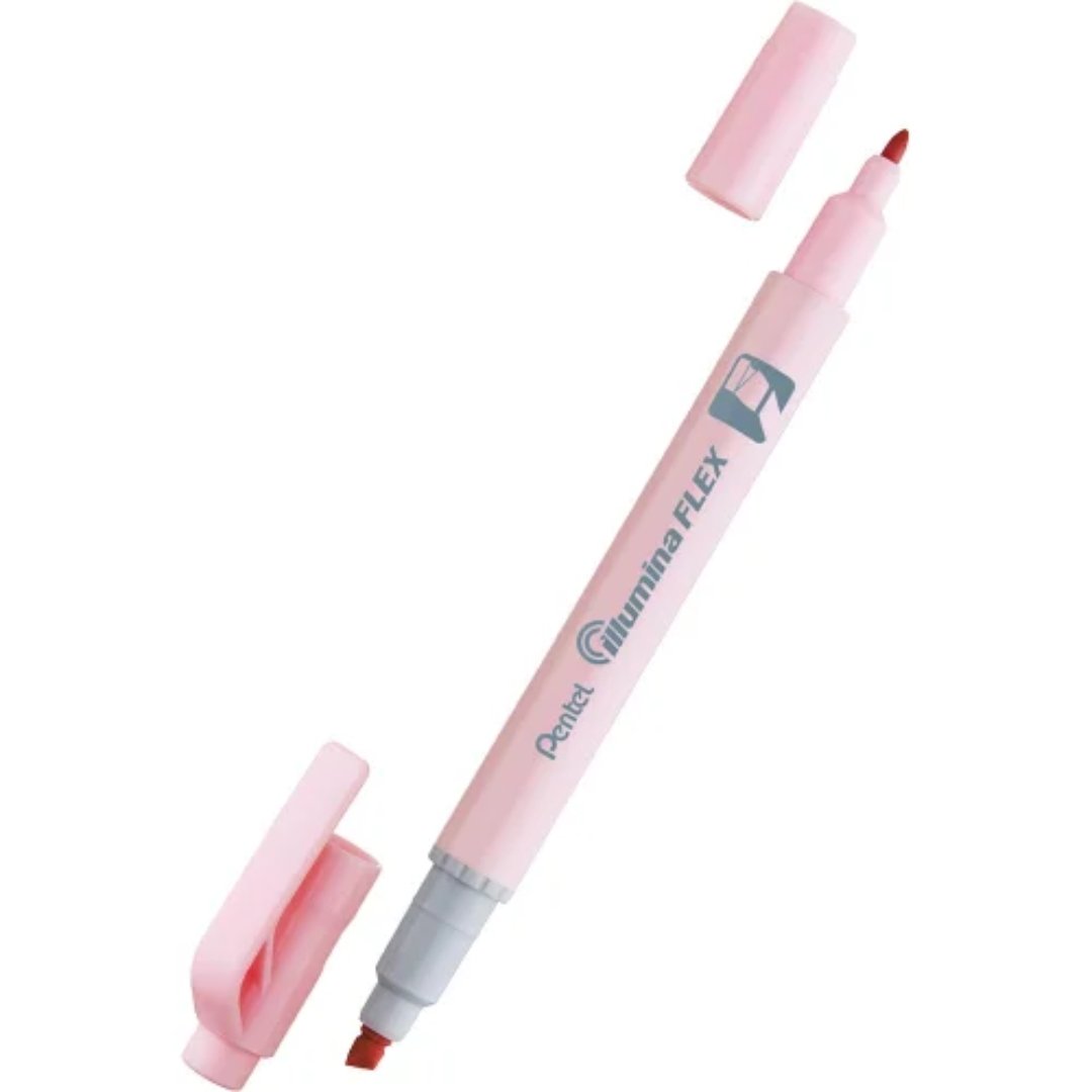 Pentel Dual Tip Highlighter Pastel Illumina Flex (Twn)