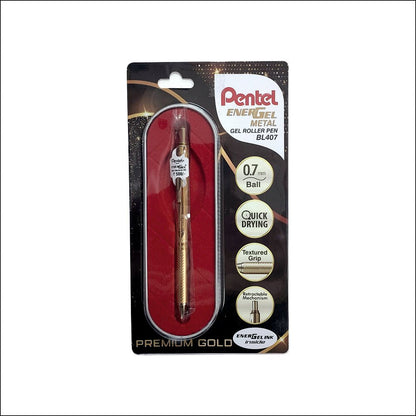 Pentel Energel Metal gel Roller Pen