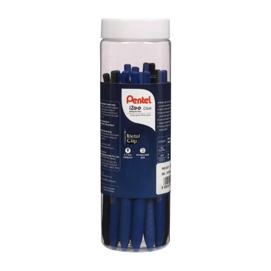 Pentel Izee Click Ballpoint 0.7mm Pens Pack of 15