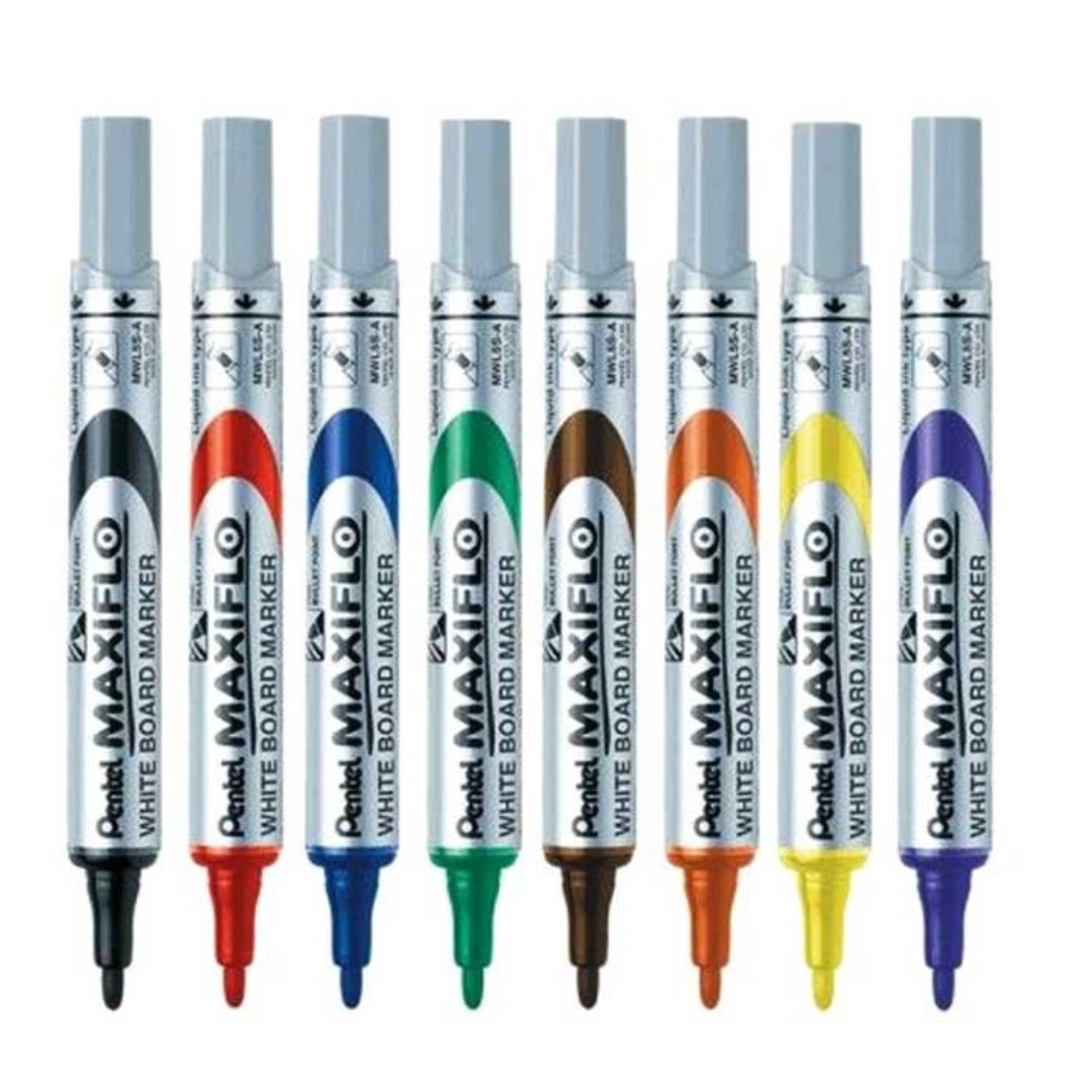 Pentel Maxiflow Whiteboard Marker Bullet Fine
