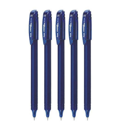 Pentel Roller Gel Pen (7Blue/3Black)