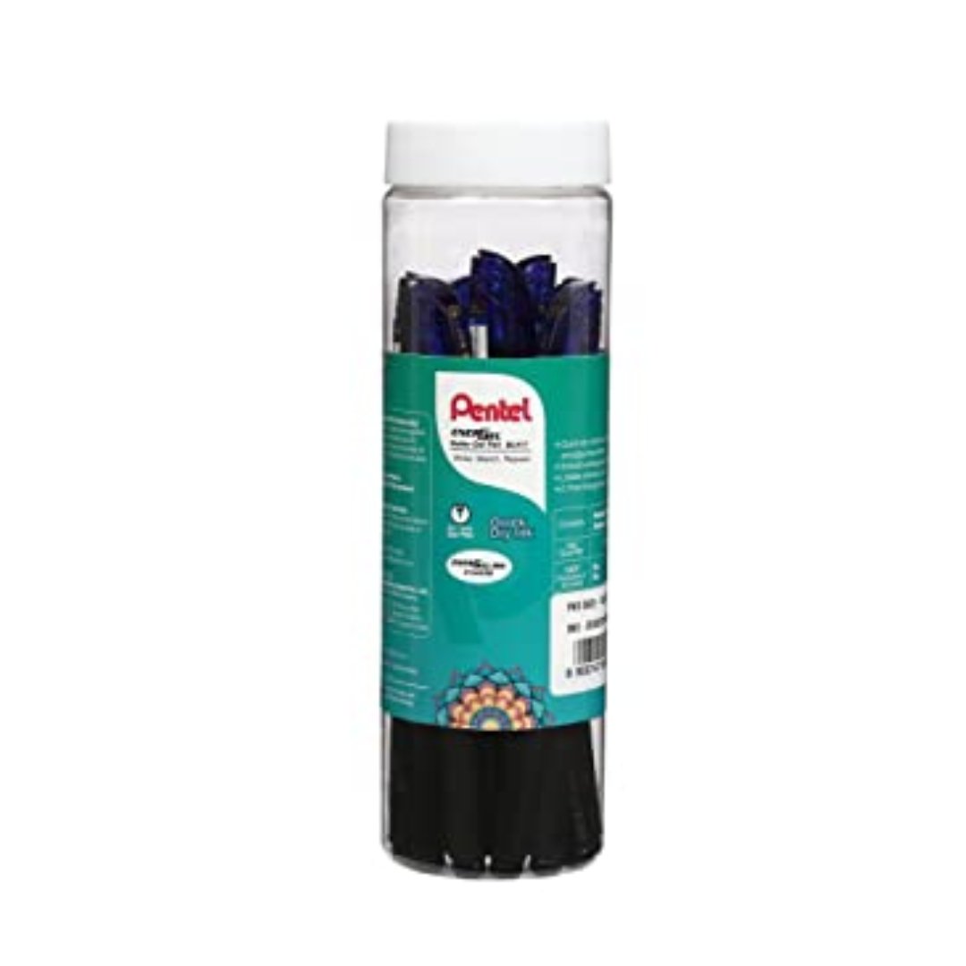 Pentel Roller Gel Pen (7Blue/3Black)
