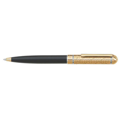 Pierre Cardin Crown Black & Gold Ball Pen