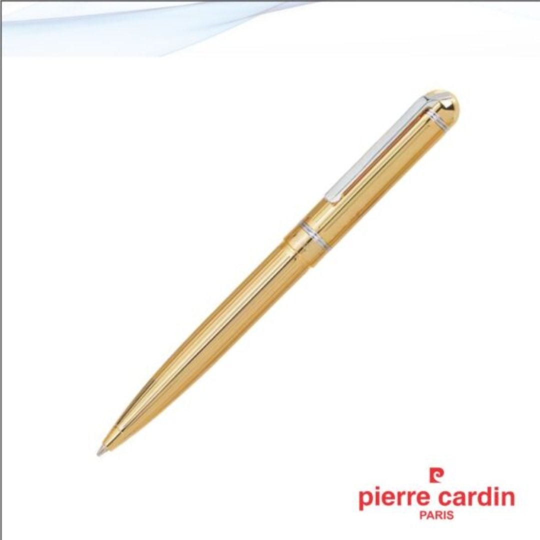 Pierre Cardin Crown Bright Gold Ball Pen