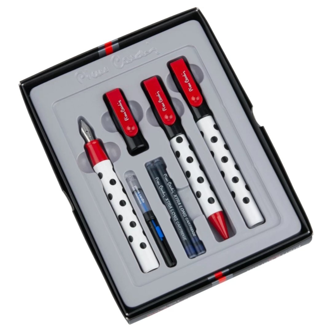 Pierre Cardin Hollywood Set Of Fountain Pen, Ball Pen & Roller Pen