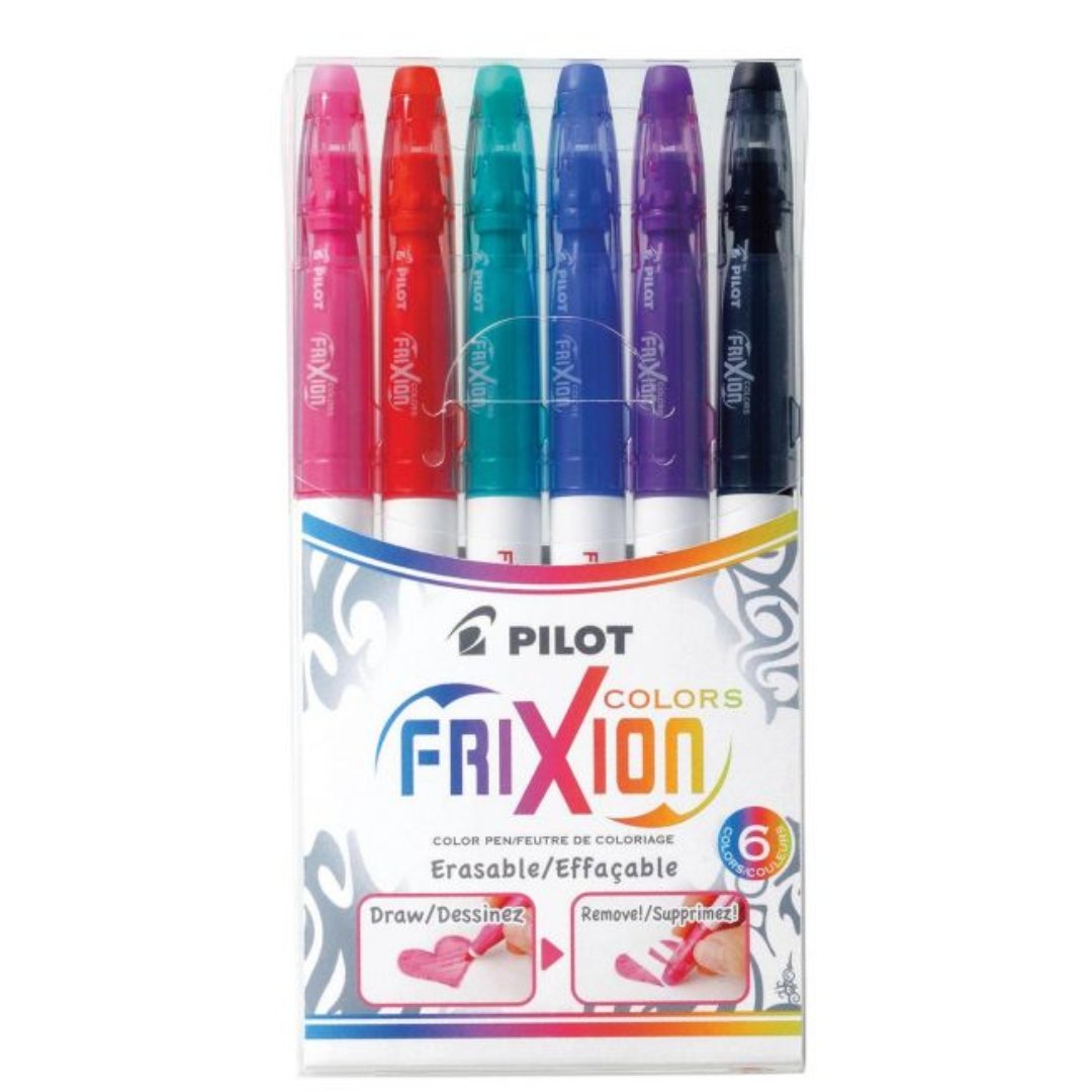 Pilot Frixion Color Pen Pack Of 6