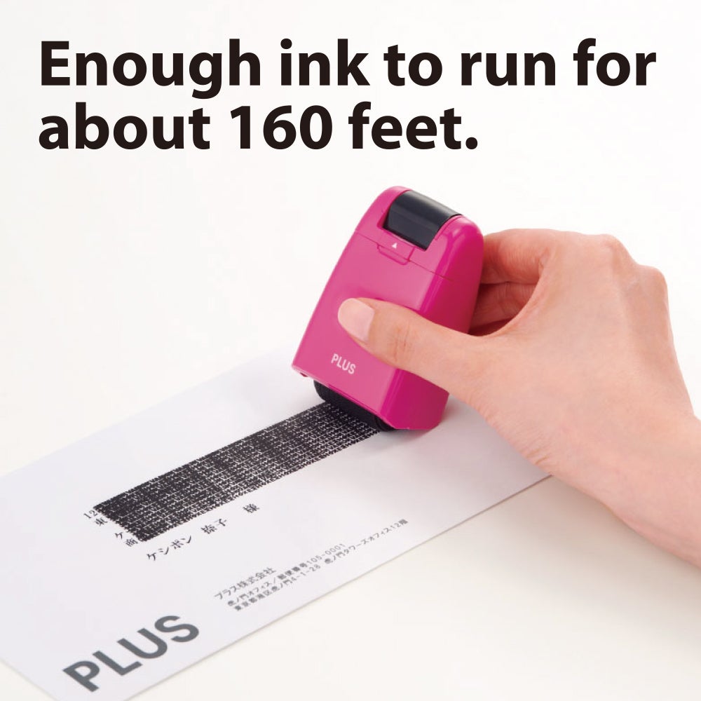 PLUS Japan Guard-Your-ID Roller Stamp