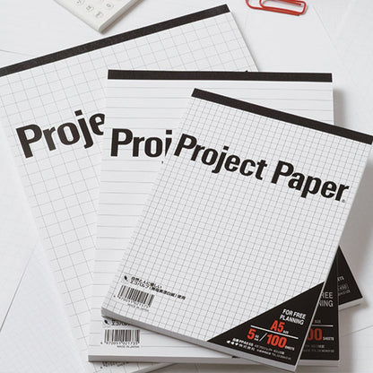 Plus Japan Project Paper 10mm square-A4