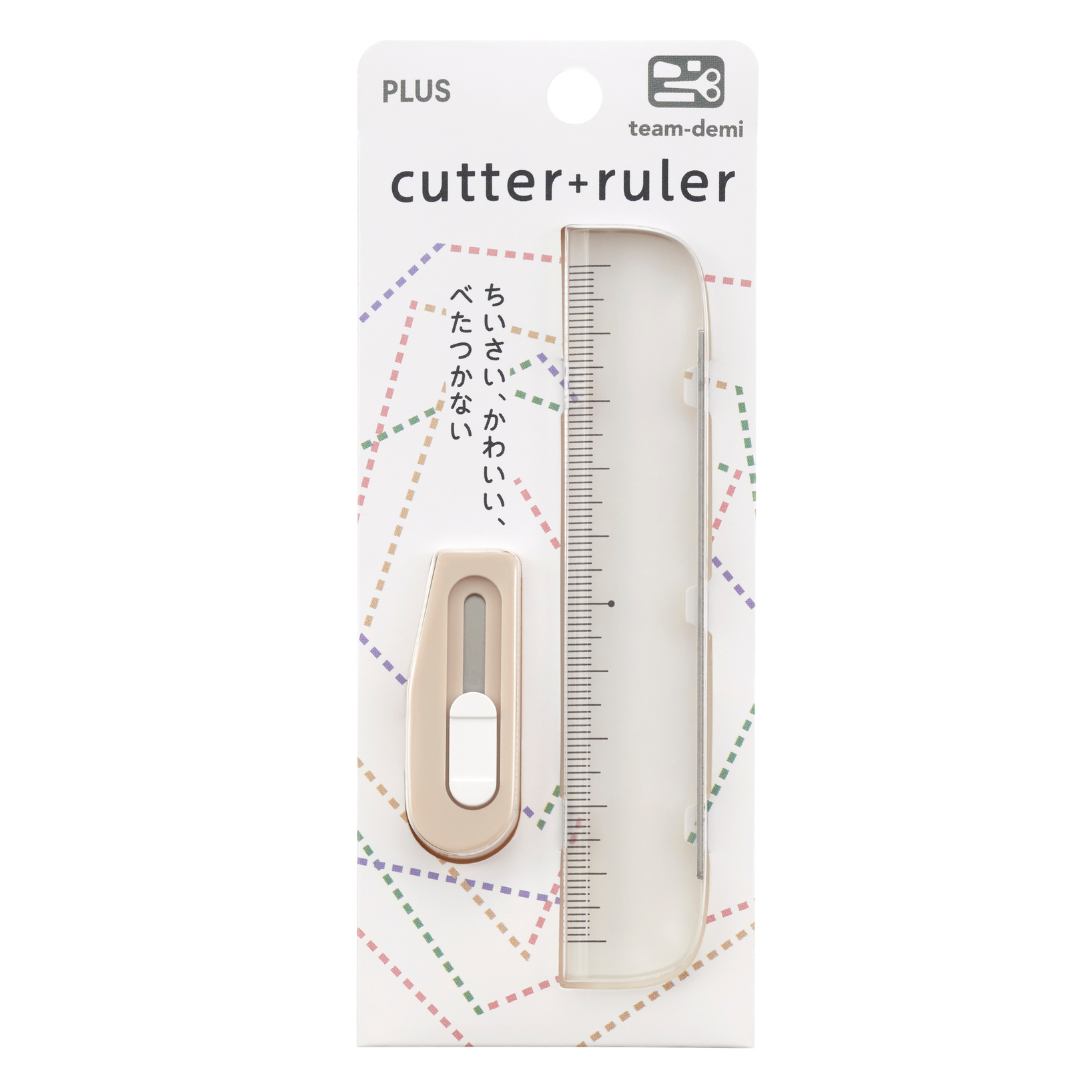 Plus Japan Team Demi Cutter+Ruler