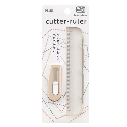Plus Japan Team Demi Cutter+Ruler
