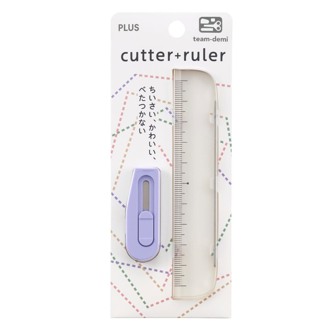 Plus Japan Team Demi Cutter+Ruler
