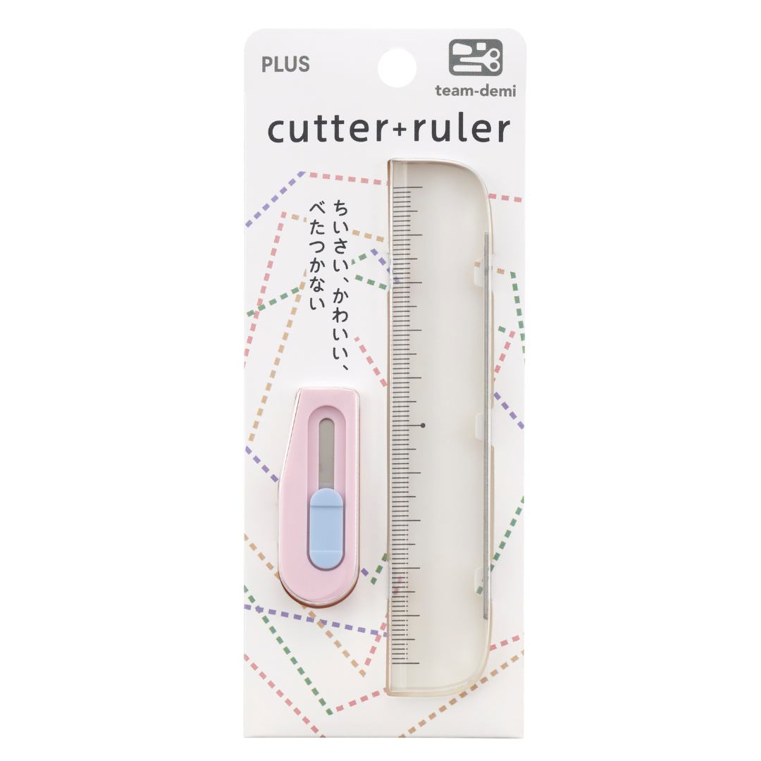 Plus Japan Team Demi Cutter+Ruler