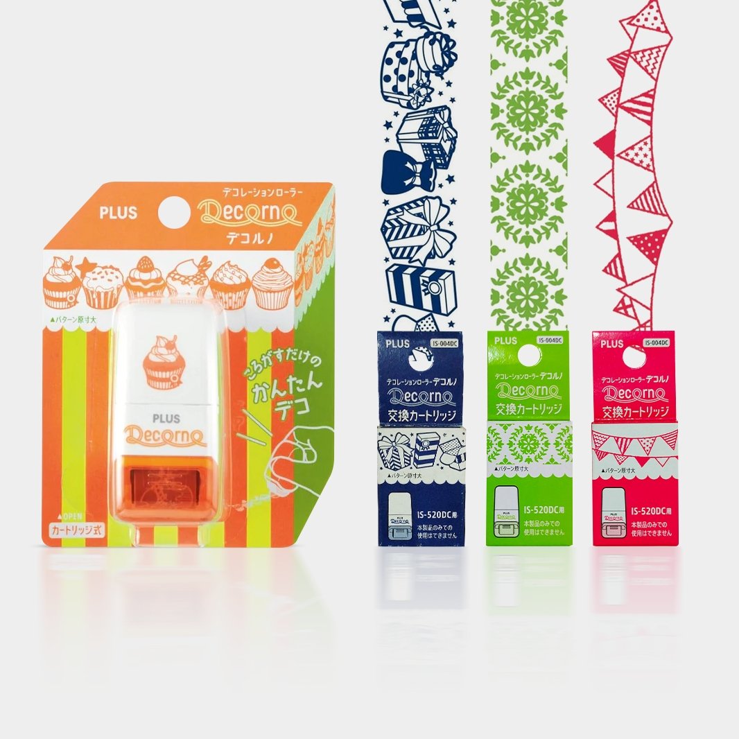 Plus Japanese Deco Roller Stamps Refills