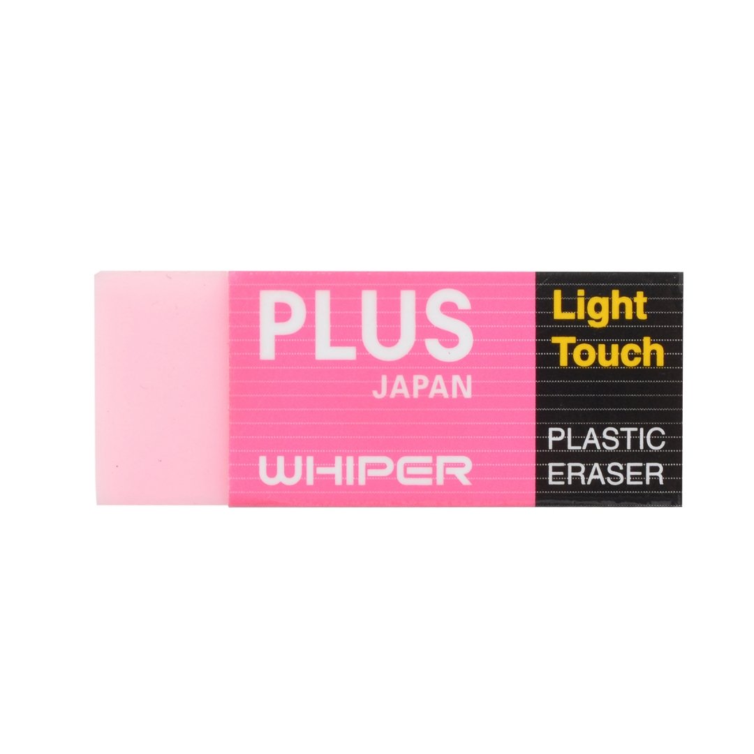 Plus Light Touch Plastic Eraser-Pack-Of-2