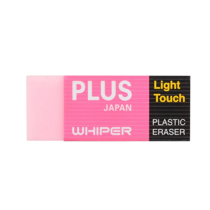 Plus Light Touch Plastic Eraser-Pack-Of-2