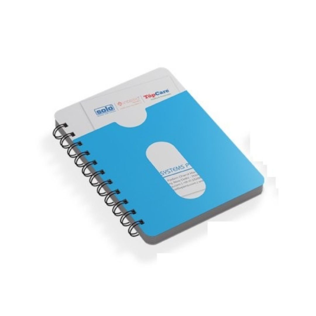 Solo Pocket Notebook with Visiting Card Holder (Pack Of 2)
