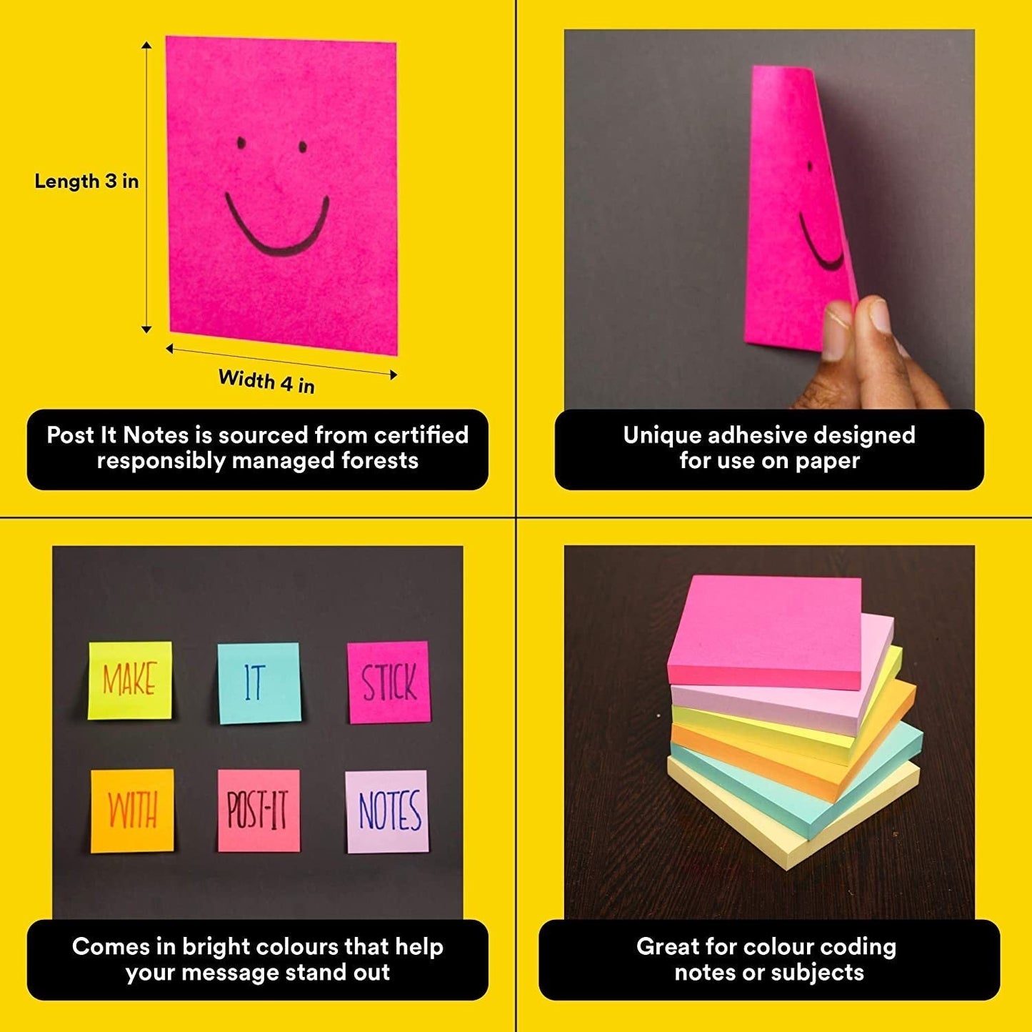 Post-It Sticky Cube Notepad