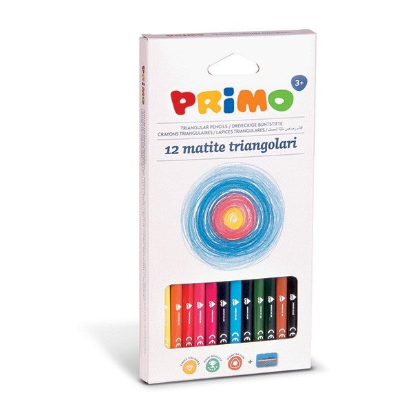 Primo Triangular Colour Pens - set of 12