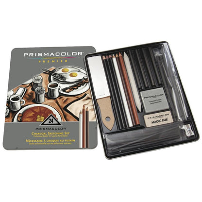Prismacolor Premier Charcoal Set Pack Of 24