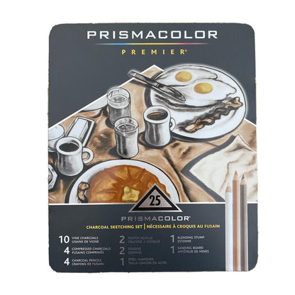 Prismacolor Premier Charcoal Set Pack Of 24