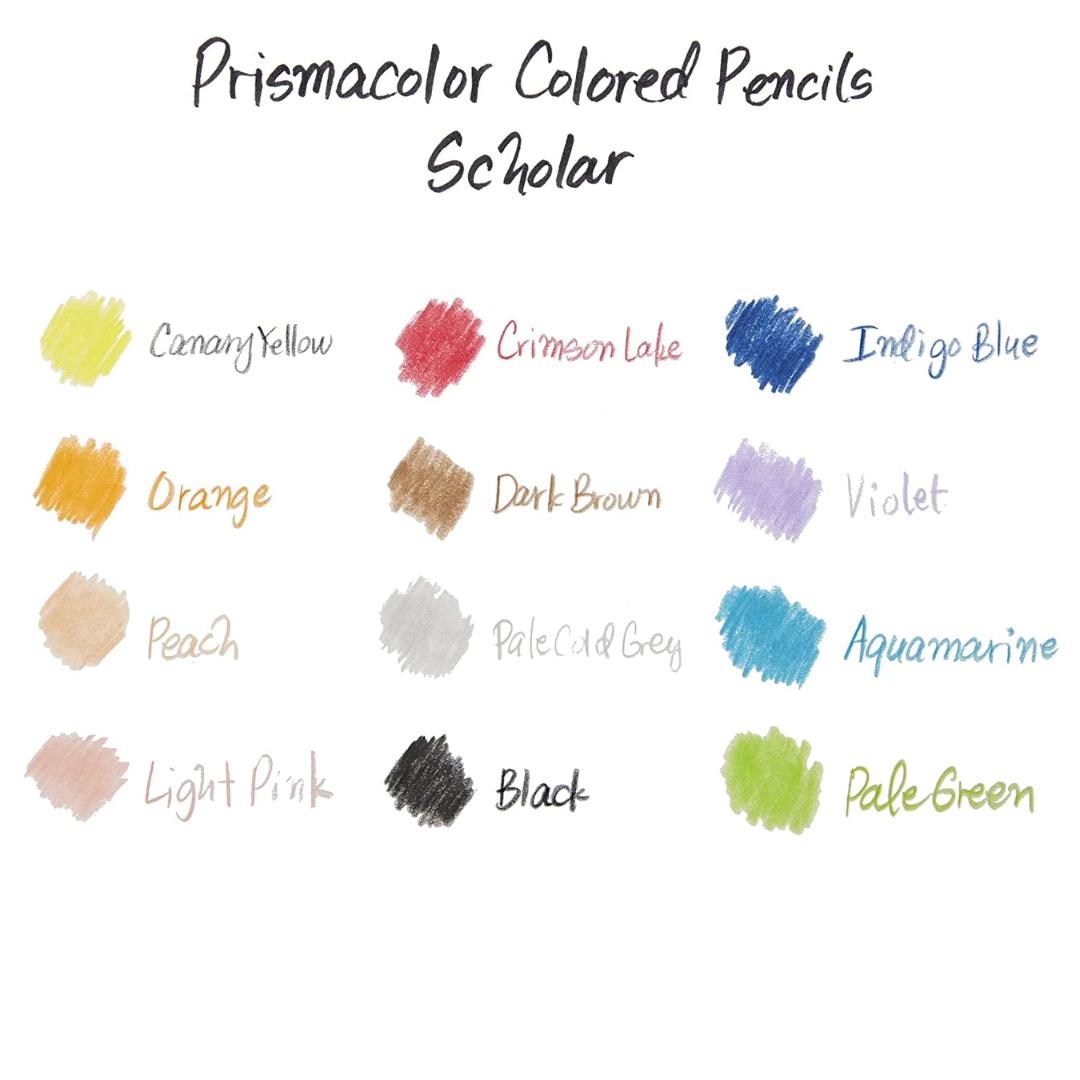 Prismacolor Scholar Coloured  Pencils Pack Of 48