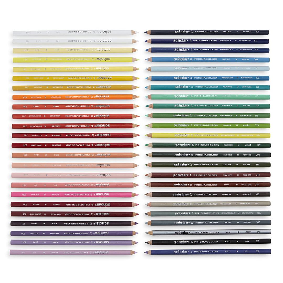 Prismacolor Scholar Coloured  Pencils Pack Of 48